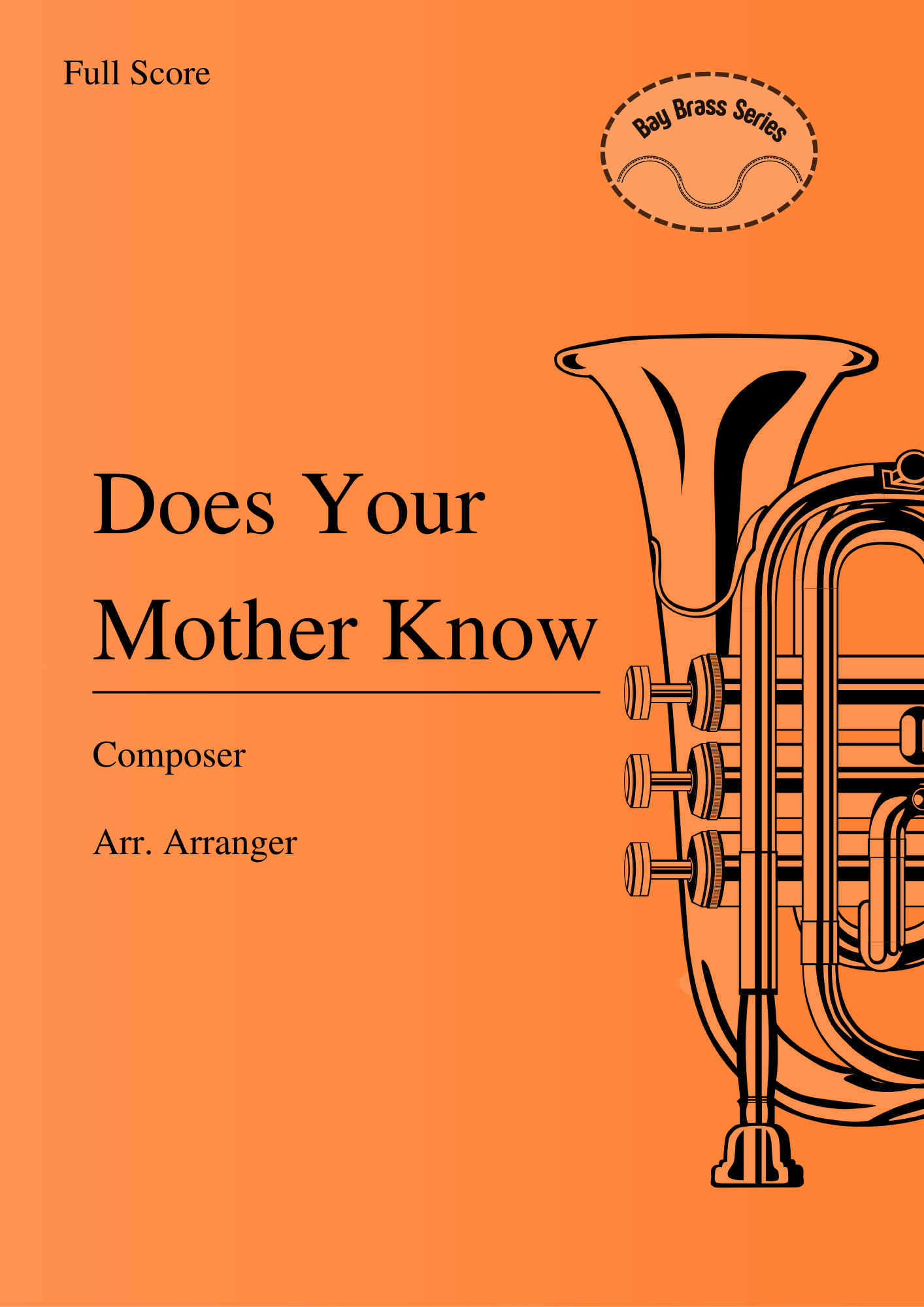 Does Your Mother Know score cover