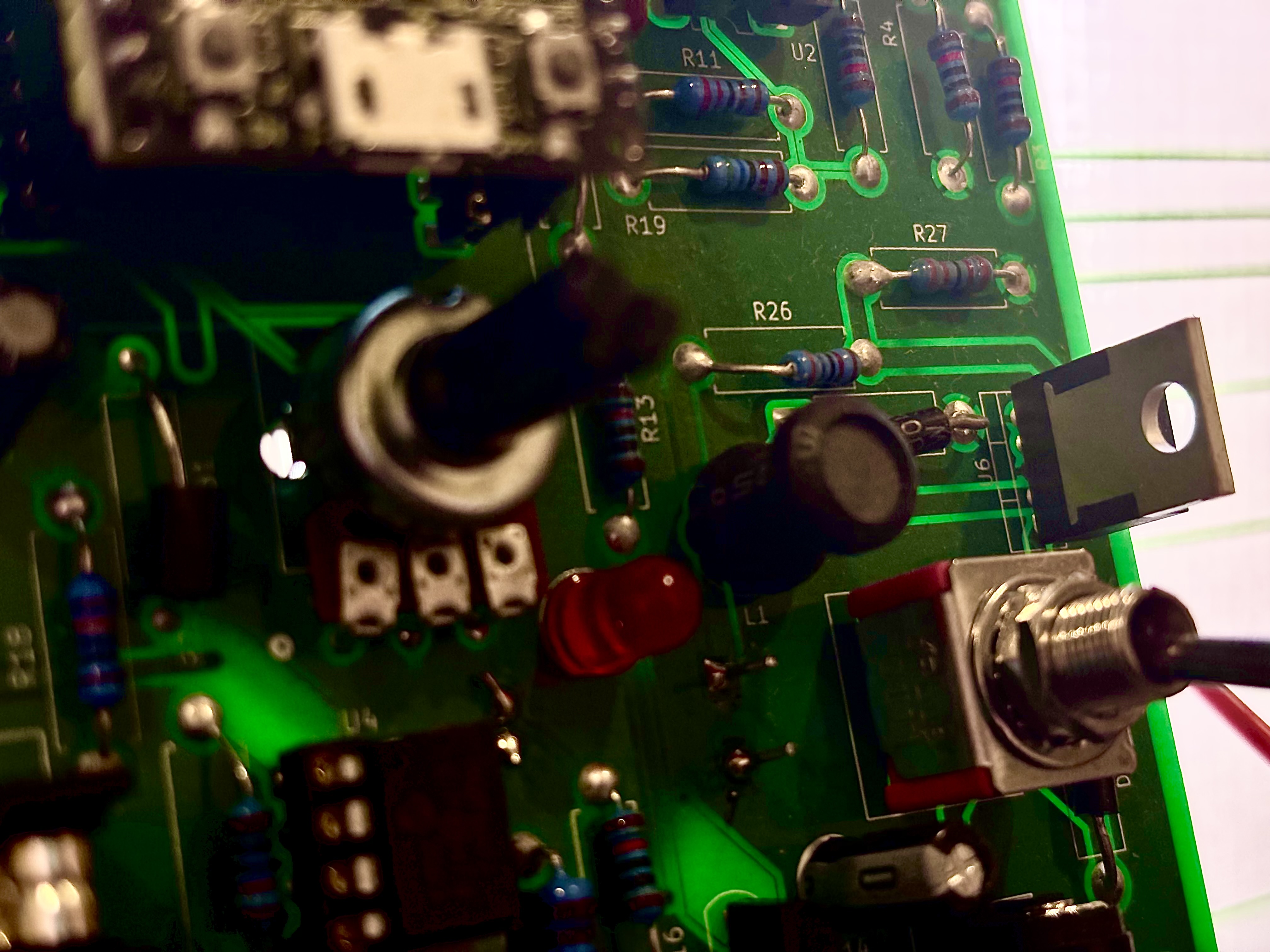 PCB close up