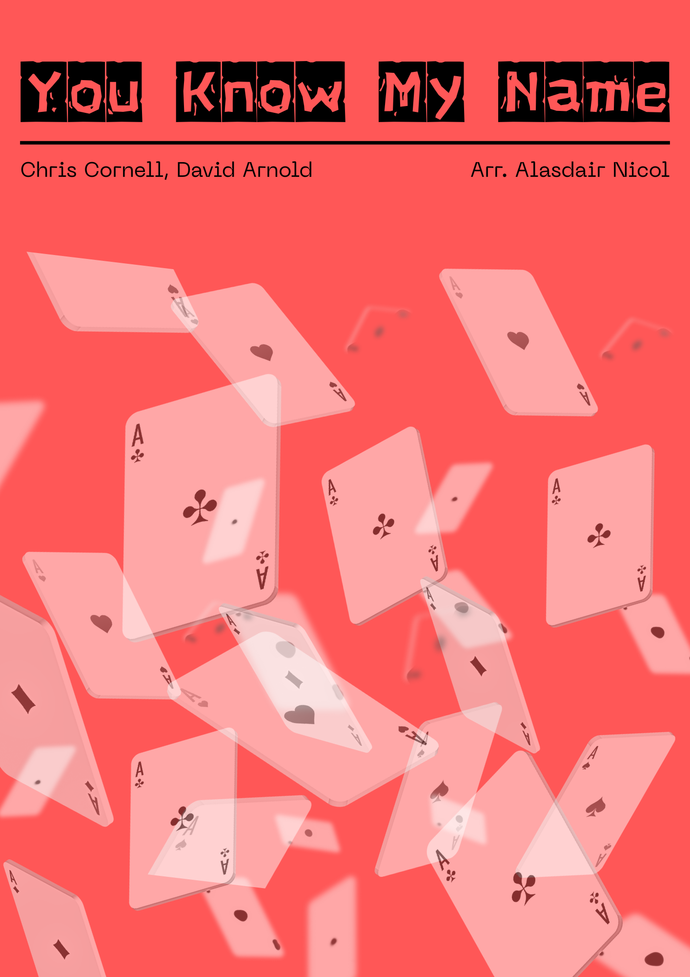 You Know My Name score cover